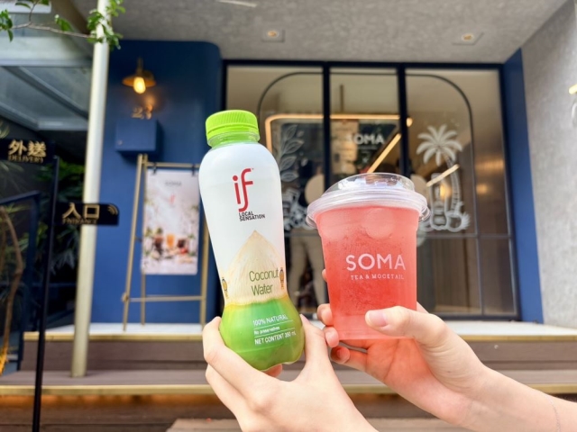if 椰子水玩出茶飲新風味！與 SOMA 攜手推6款聯名飲品　 水果、高山茶、咖啡一次入列