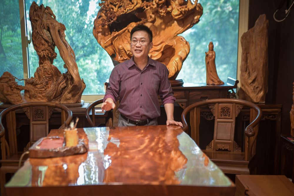 謝炳金謝洧銘珍藏館創辦人：讓台灣木藝飄香世界